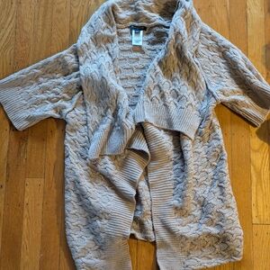 Banana Republic Cable Knit Cardigan - Tan